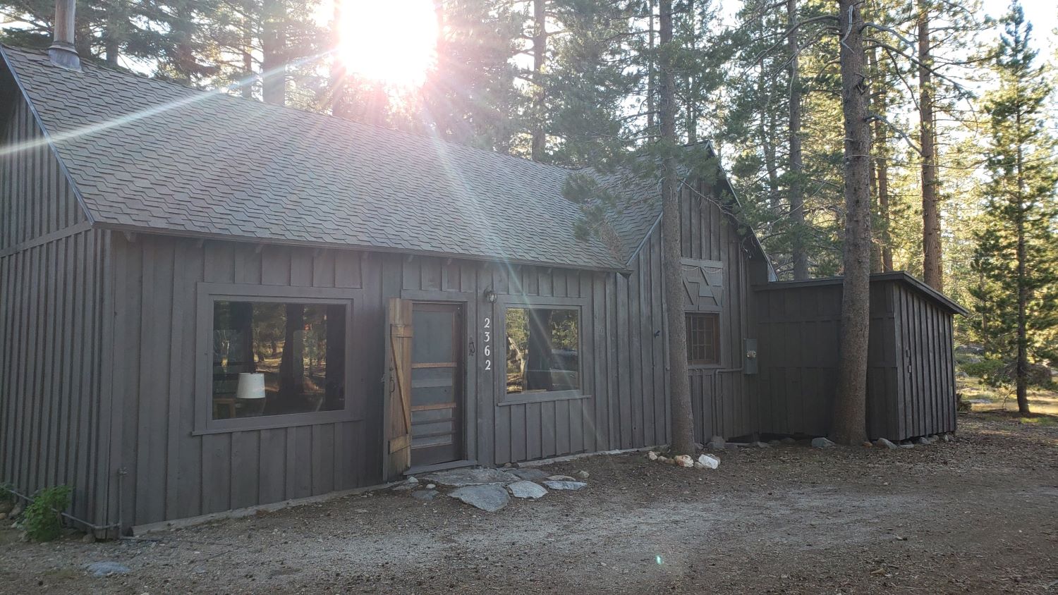 Brink-Kennedy Cabin - Road-Facing Side